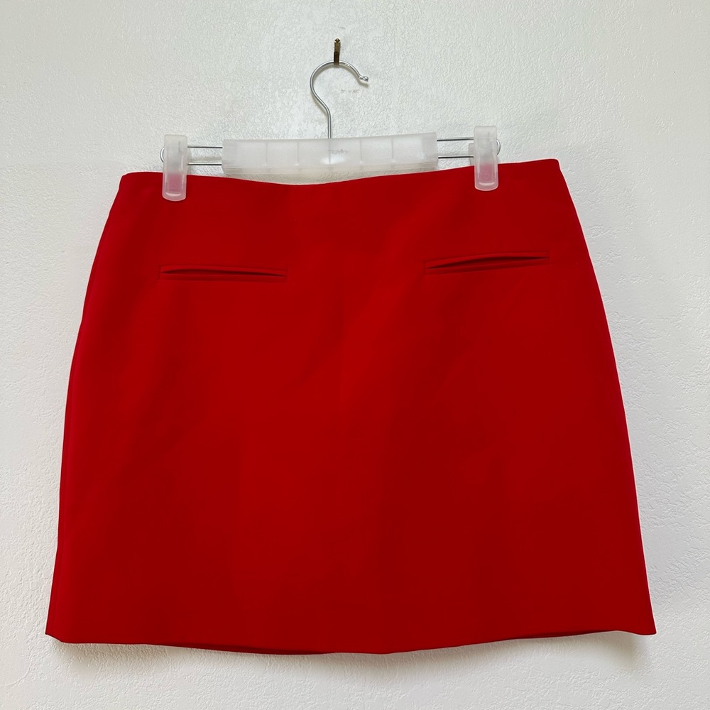 NWT Milly Vibrant Red Mini Skirt